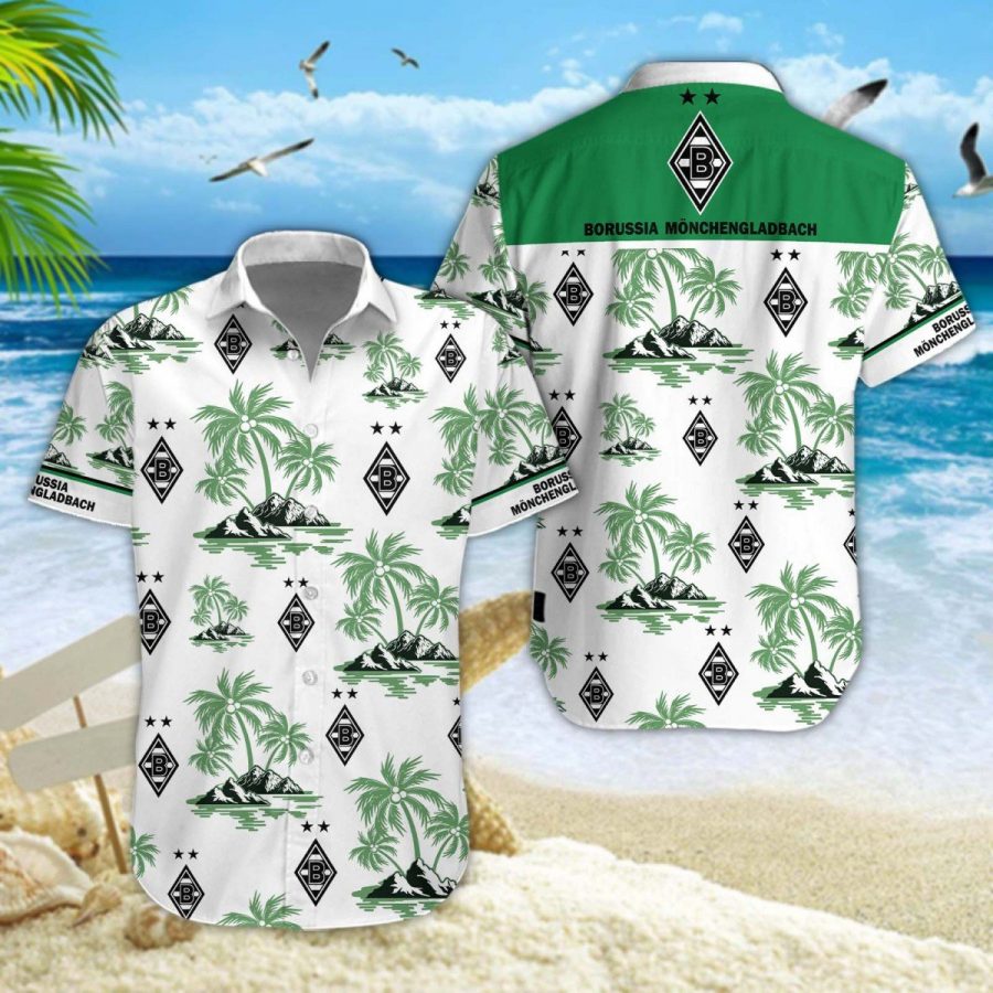 Hawaiihemd Borussia Mönchengladbach – Herren Sommerhemd