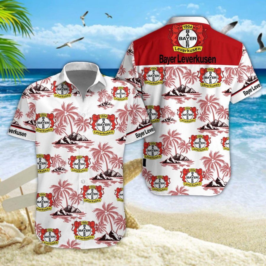 Hawaiihemd Bayer 04 Leverkusen – Herren Sommerhemd