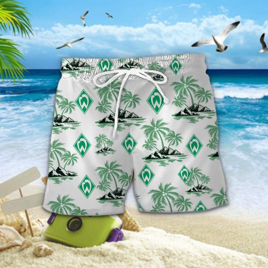 Hawaiihemd Werder Bremen – Herren Sommerhemd – Bild 2