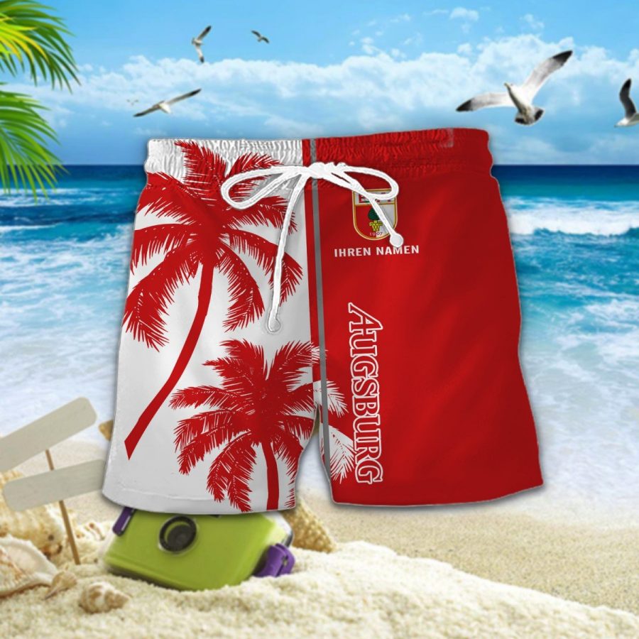 Hawaiihemd FC Augsburg – Herren Sommerhemd – Bild 2