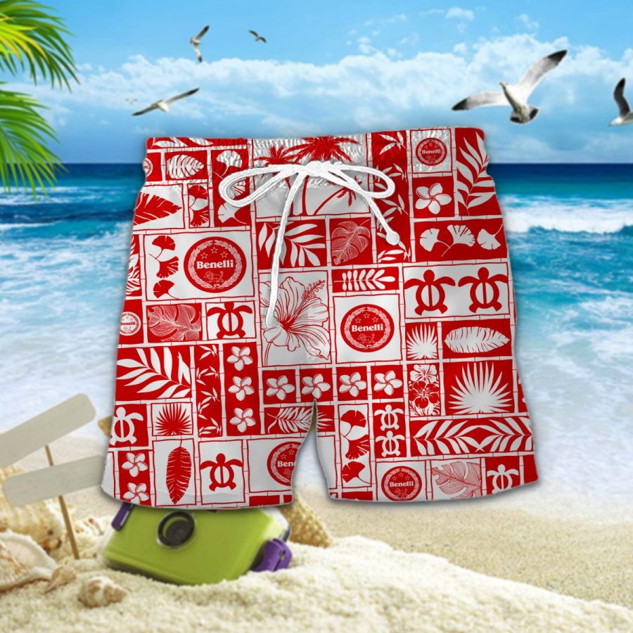 Hawaiihemd Benelli Motorcycles – Herren Sommerhemd – Bild 2