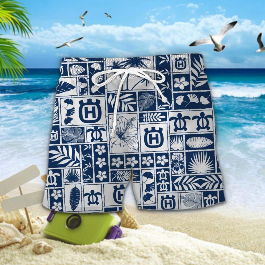 Hawaiihemd Husqvarna Motorcycles – Herren Sommerhemd – Bild 2