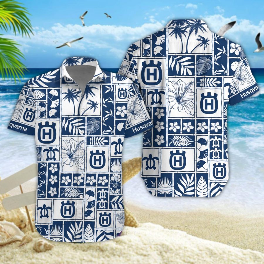 Hawaiihemd Husqvarna Motorcycles – Herren Sommerhemd