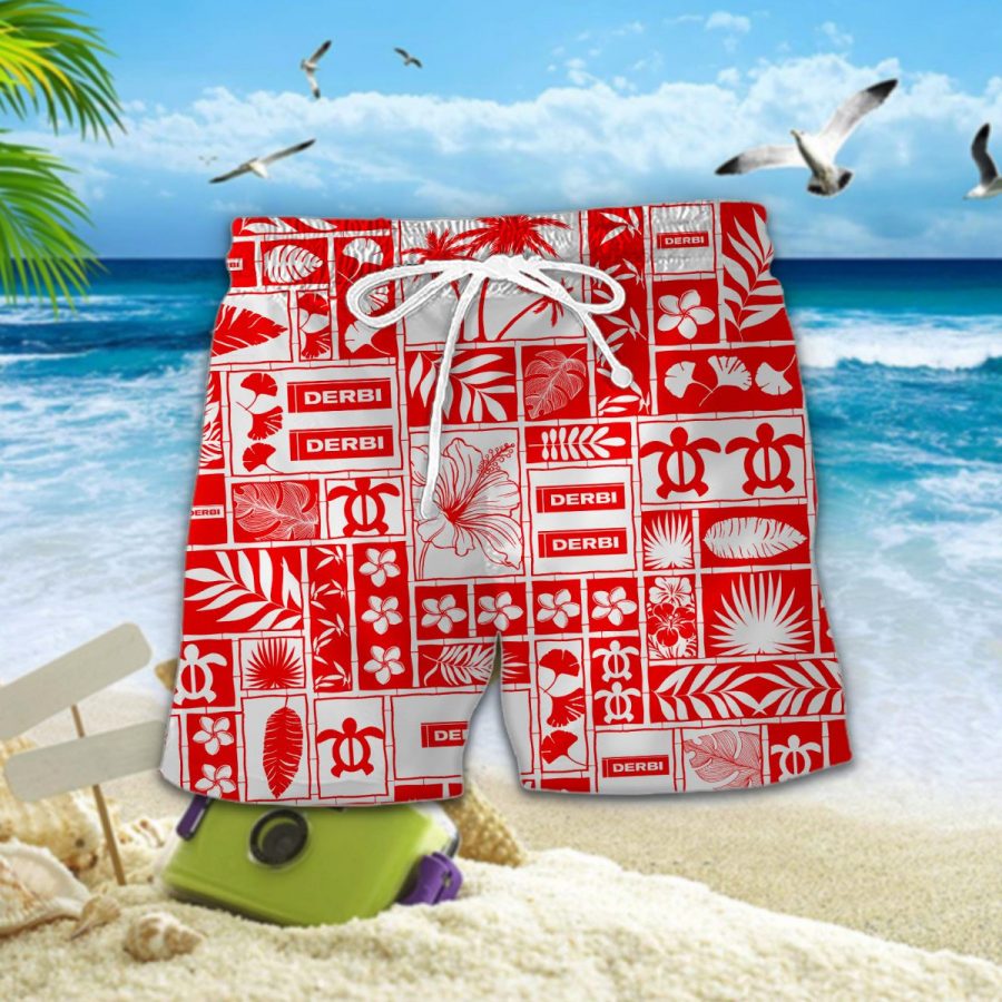 Hawaiihemd Derbi Motorcycles – Herren Sommerhemd – Bild 2