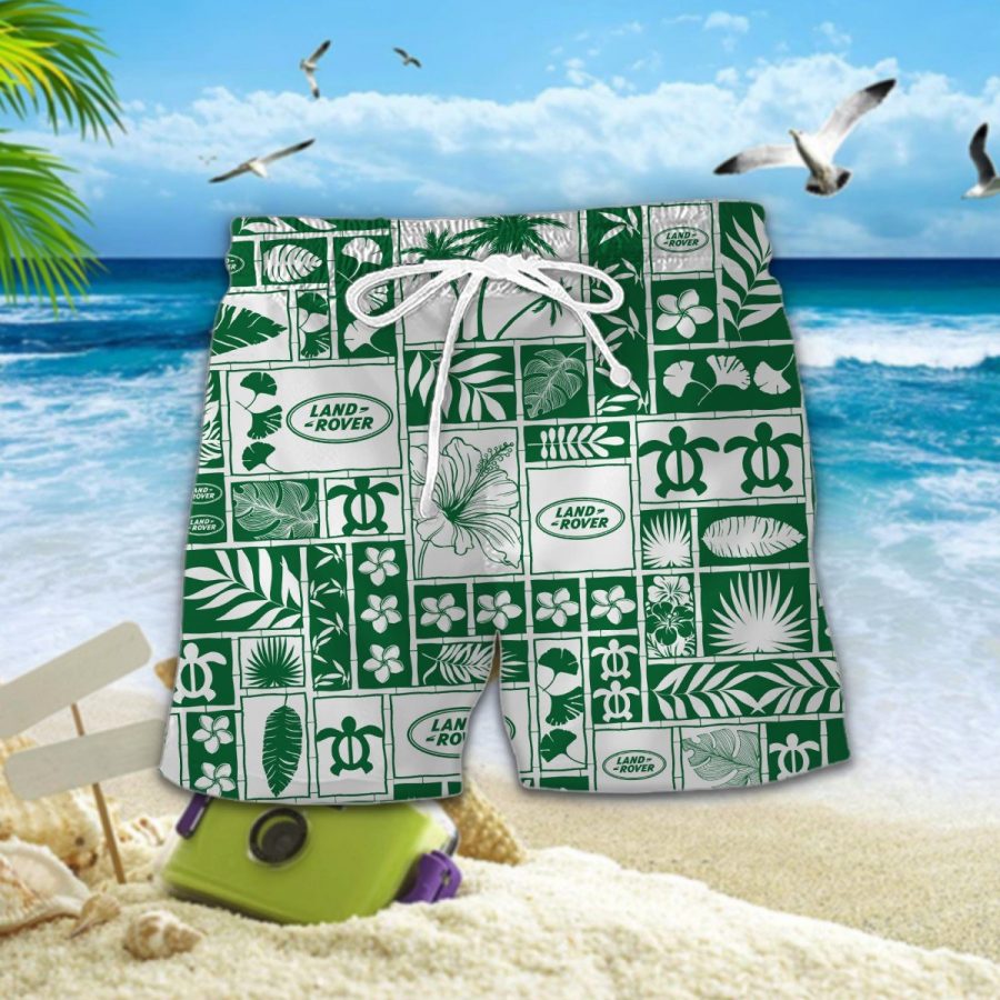 Hawaiihemd Land Rover – Herren Sommerhemd – Bild 2