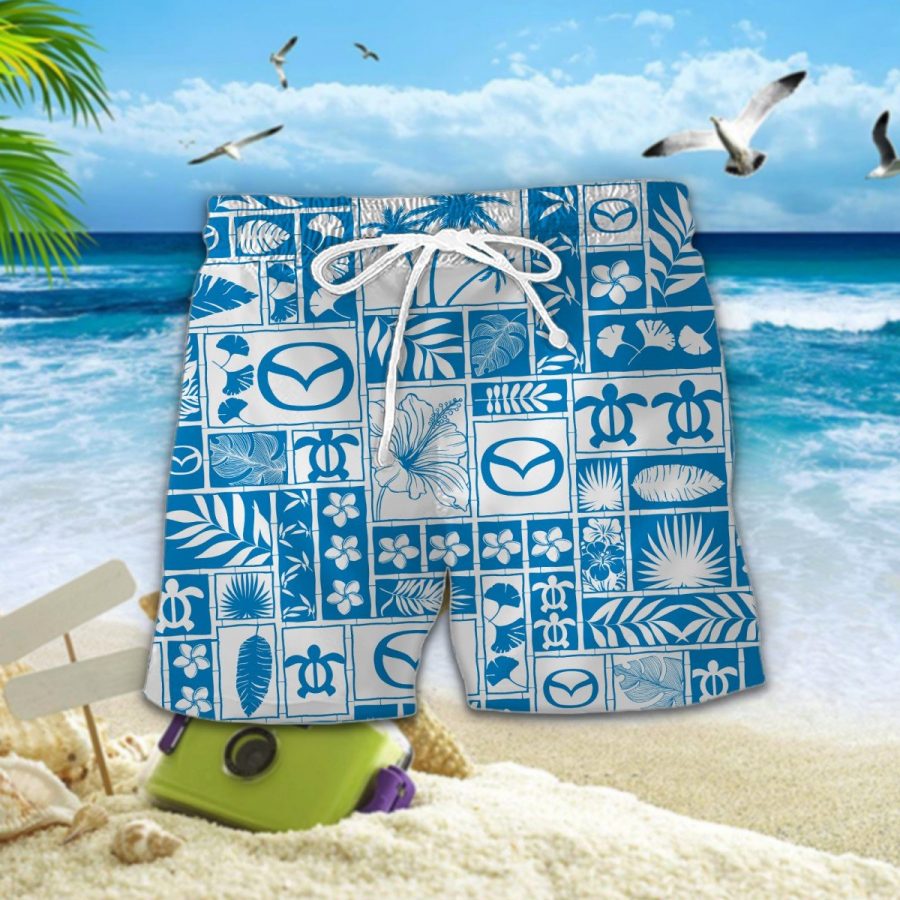 Hawaiihemd Mazda – Herren Sommerhemd – Bild 2