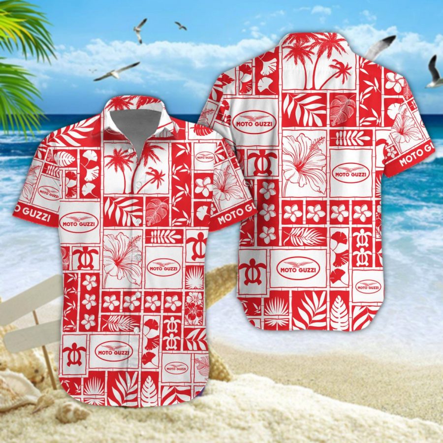 Hawaiihemd Moto Guzzi – Herren Sommerhemd