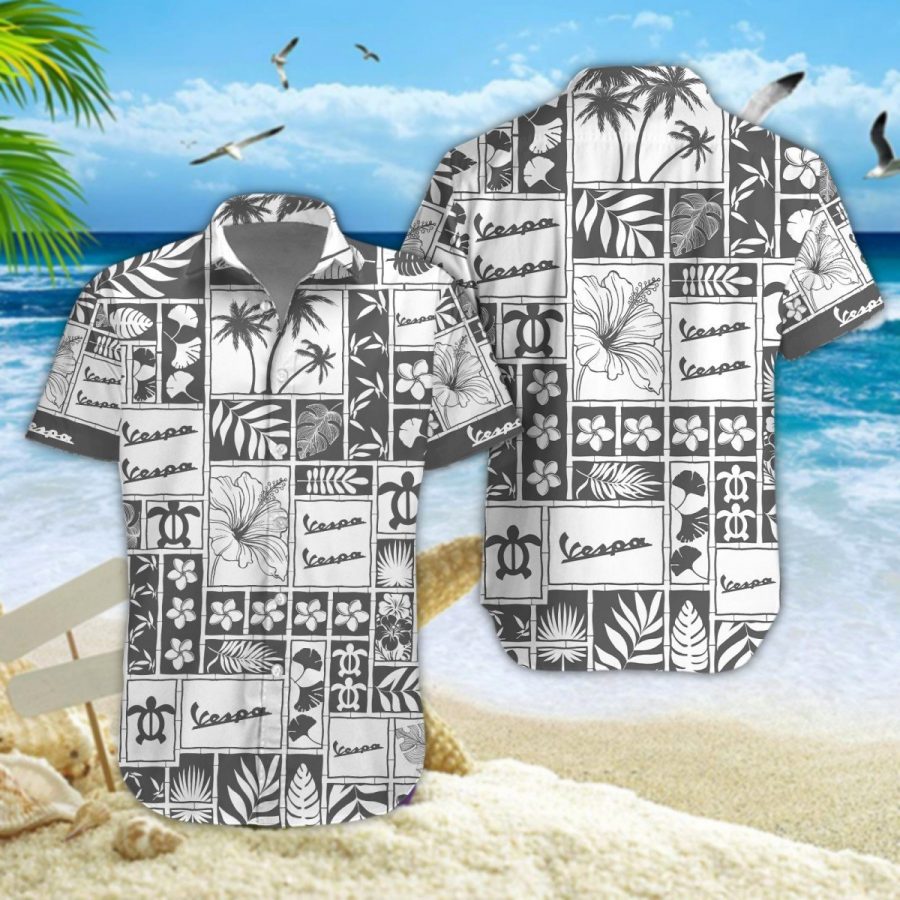 Hawaiihemd Vespa – Herren Sommerhemd