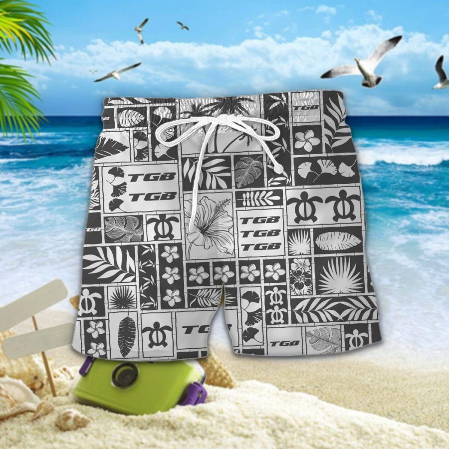 Hawaiihemd TGB Motorcycles – Herren Sommerhemd – Bild 2