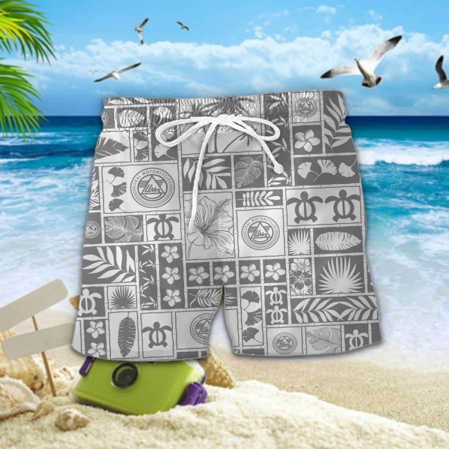 Hawaiihemd Ural Motorcycles – Herren Sommerhemd – Bild 2