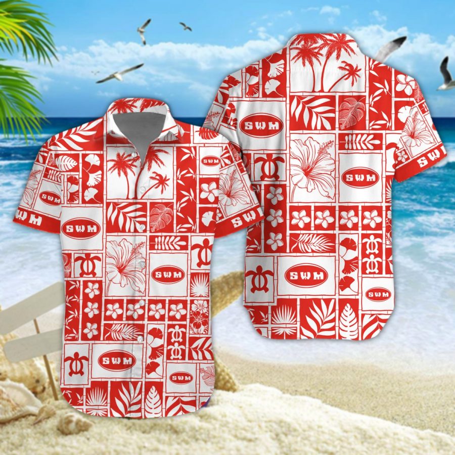 Hawaiihemd SWM Motorcycles – Herren Sommerhemd
