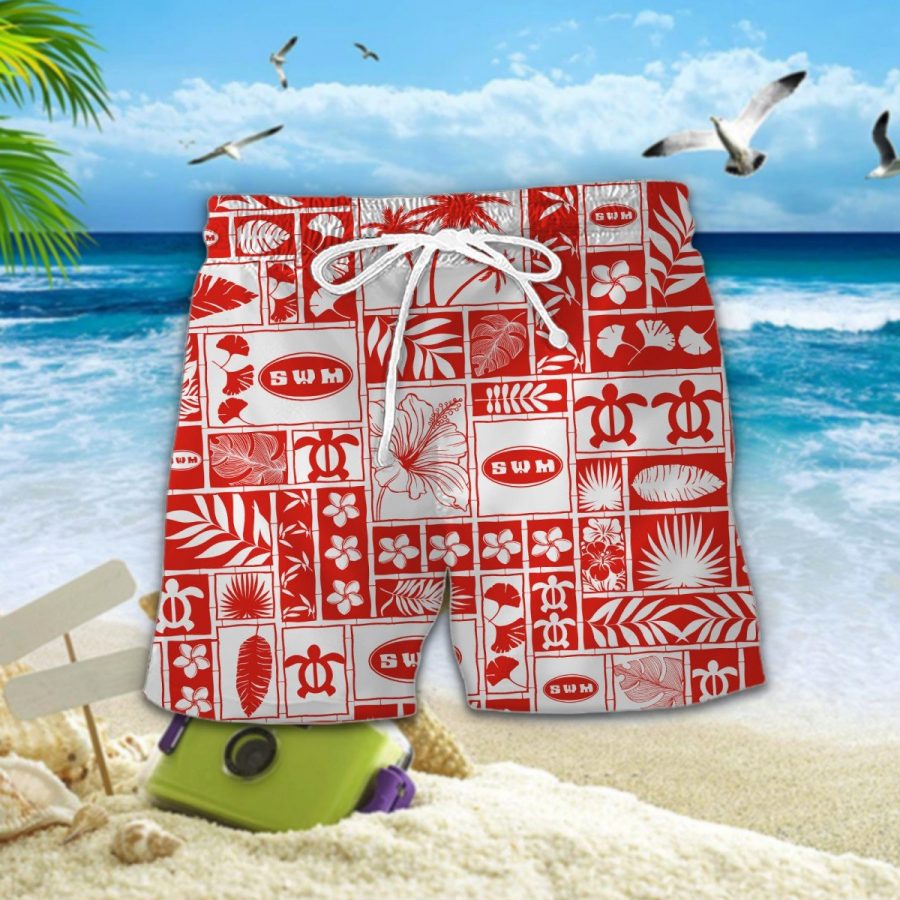 Hawaiihemd SWM Motorcycles – Herren Sommerhemd – Bild 2