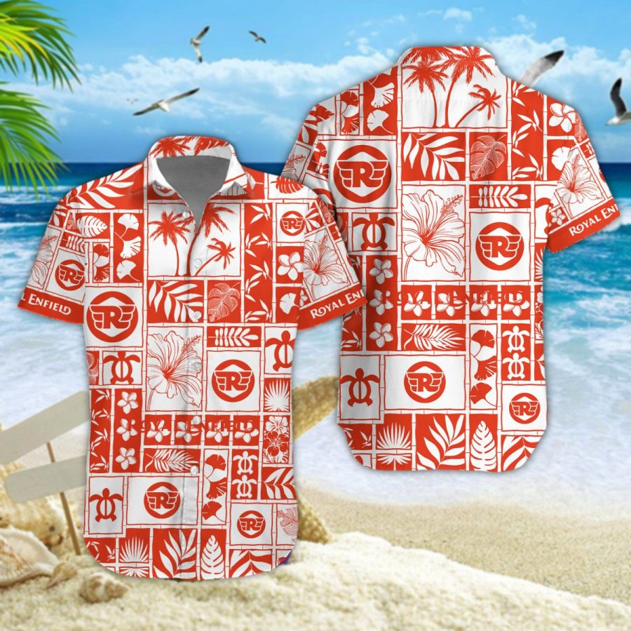 Hawaiihemd Royal Enfield – Herren Sommerhemd