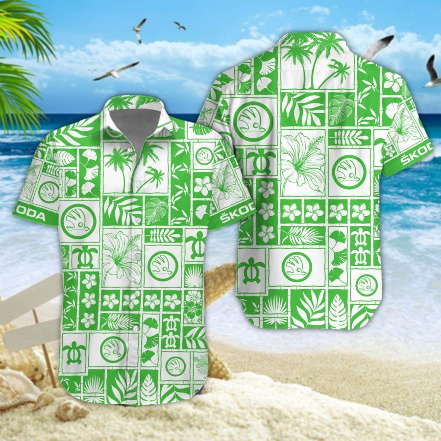 Hawaiihemd Skoda – Herren Sommerhemd