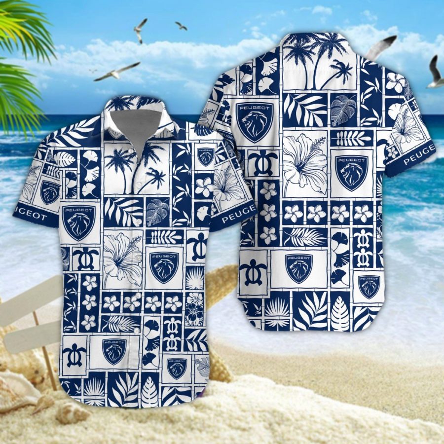 Hawaiihemd Peugeot – Herren Sommerhemd