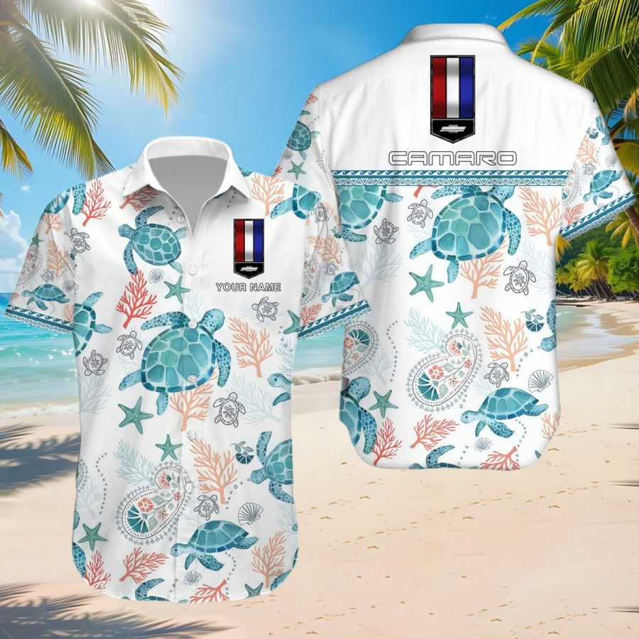 Hawaiihemd Chevrolet Camaro – Herren Sommerhemd