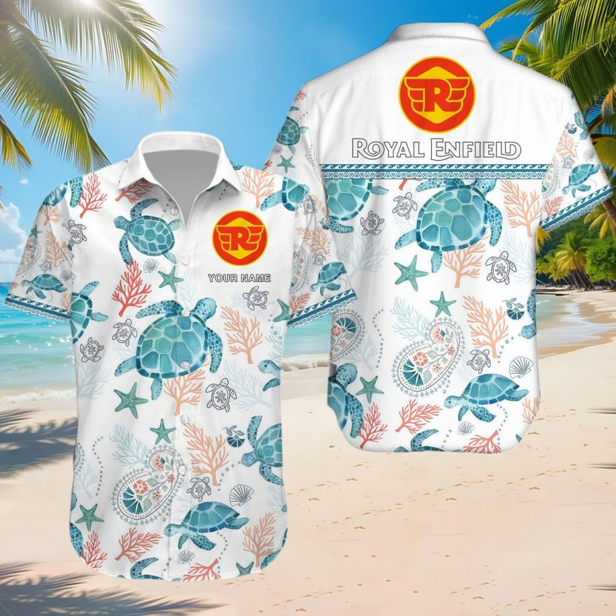 Hawaiihemd Royal Enfield – Herren Sommerhemd