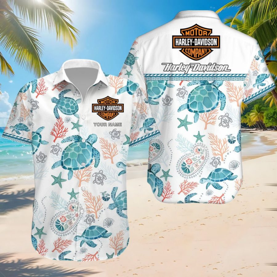 Hawaiihemd Harley-Davidson – Herren Sommerhemd