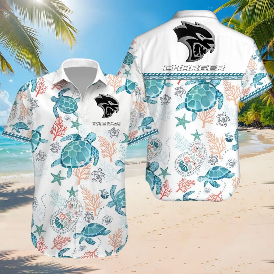 Hawaiihemd Dodge Charger – Herren Sommerhemd