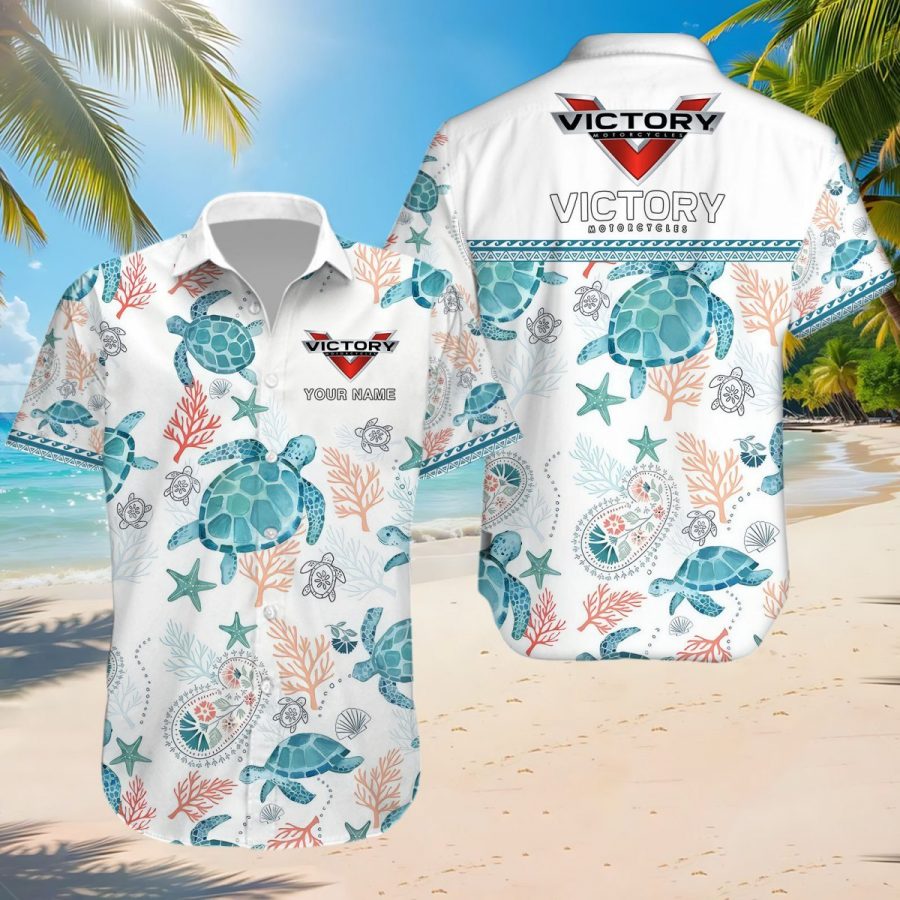 Hawaiihemd Victory Motorcycles – Herren Sommerhemd