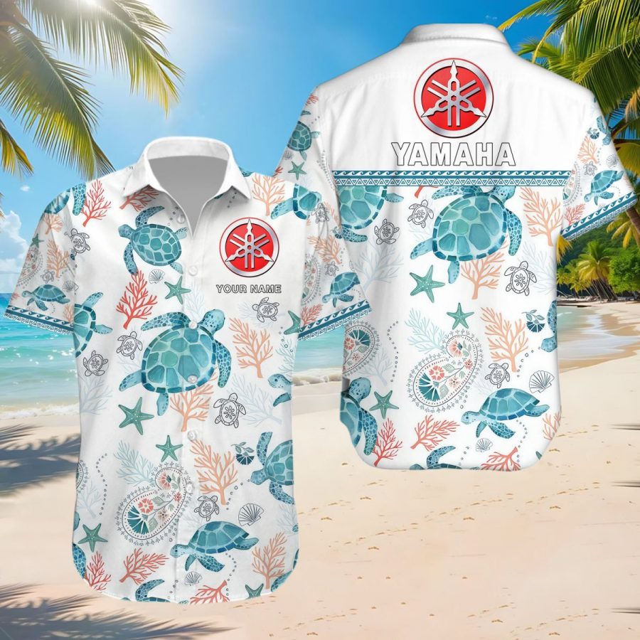 Hawaiihemd Yamaha – Herren Sommerhemd