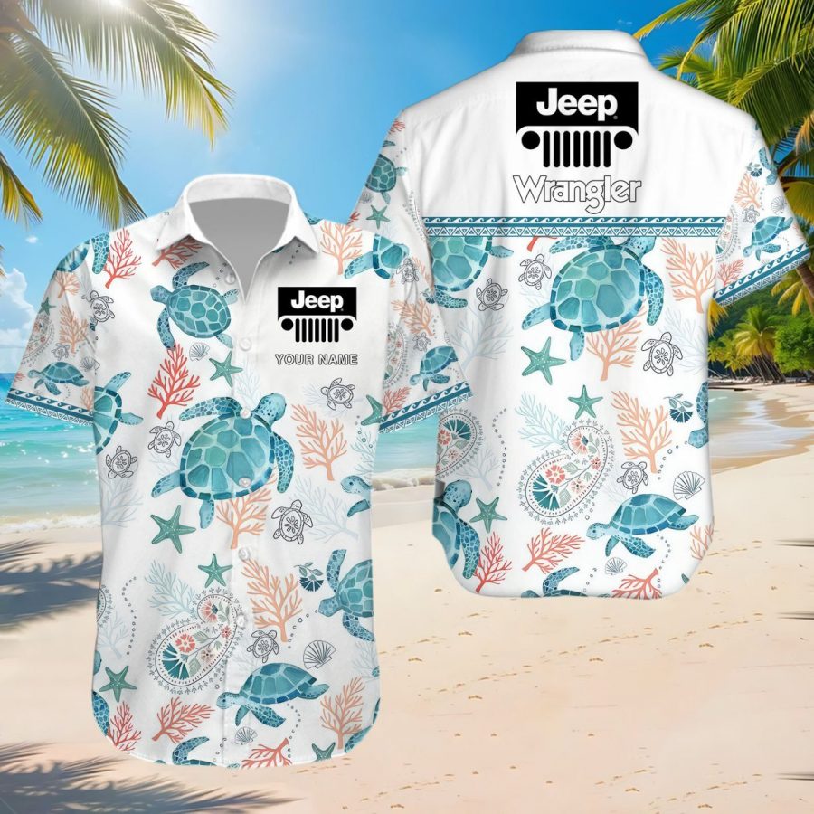 Hawaiihemd Jeep Wrangler – Herren Sommerhemd