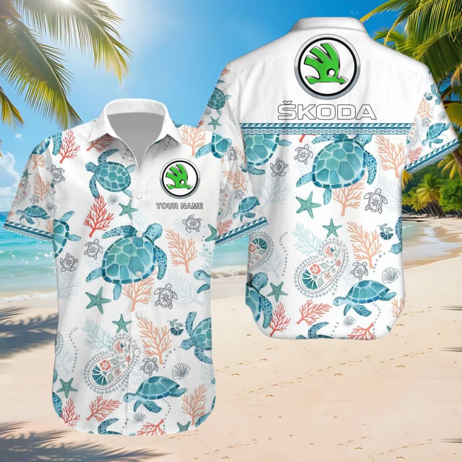 Hawaiihemd Skoda – Herren Sommerhemd