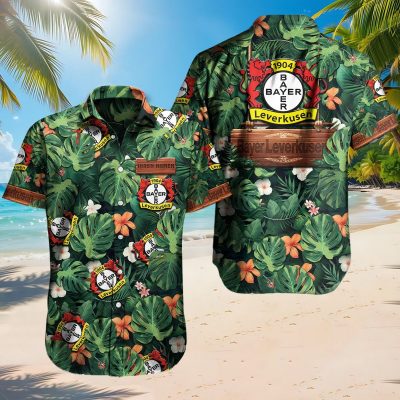Hawaiihemd Bayer 04 Leverkusen – Herren Sommerhemd
