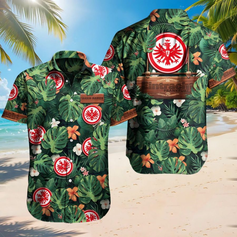 Hawaiihemd Eintracht Frankfurt – Herren Sommerhemd