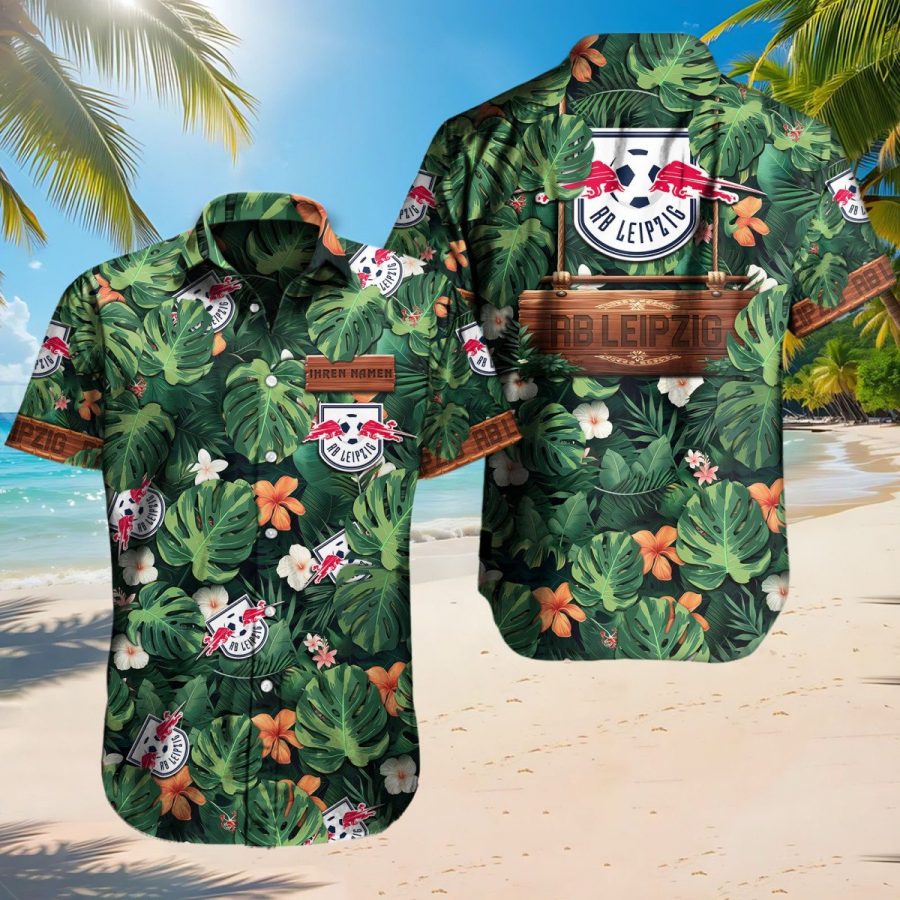 Hawaiihemd RB Leipzig – Herren Sommerhemd