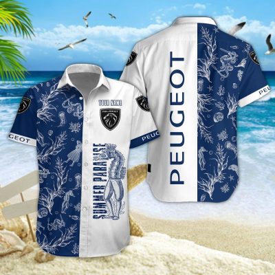 Hawaiihemd Peugeot – Herren Sommerhemd