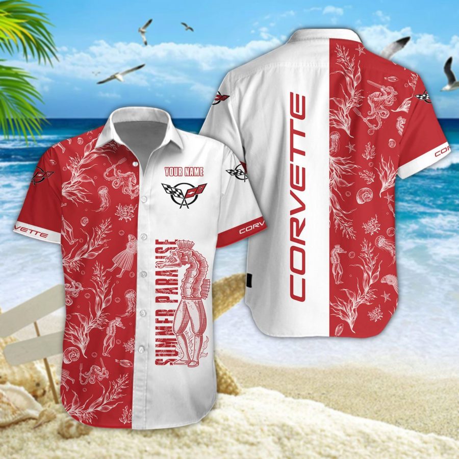 Hawaiihemd Corvette C5 – Herren Sommerhemd