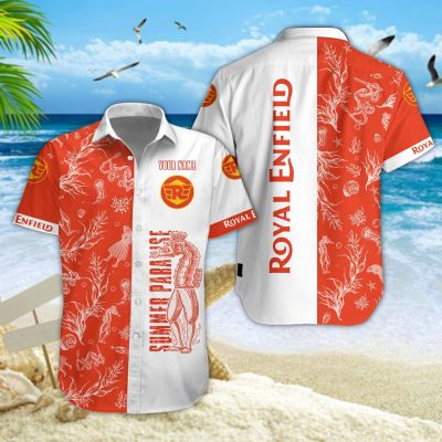 Hawaiihemd Royal Enfield – Herren Sommerhemd