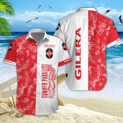 Hawaiihemd Gilera Motorcycles – Herren Sommerhemd