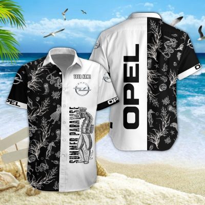Hawaiihemd Opel – Herren Sommerhemd