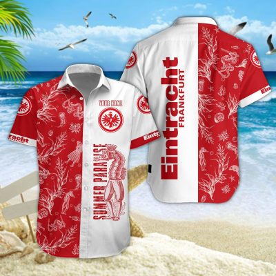 Hawaiihemd Eintracht Frankfurt – Herren Sommerhemd