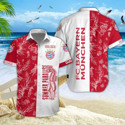 Hawaiihemd Bayern München – Herren Sommerhemd