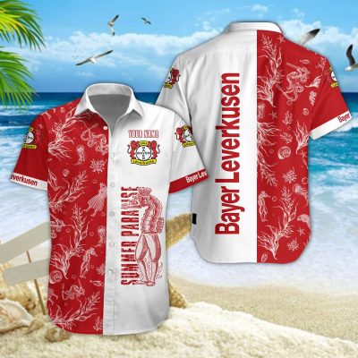 Hawaiihemd Bayer 04 Leverkusen – Herren Sommerhemd