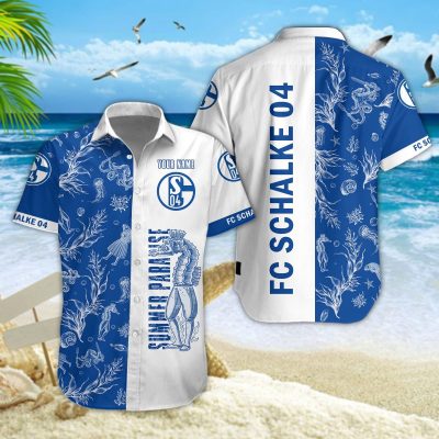 Hawaiihemd Schalke 04 – Herren Sommerhemd