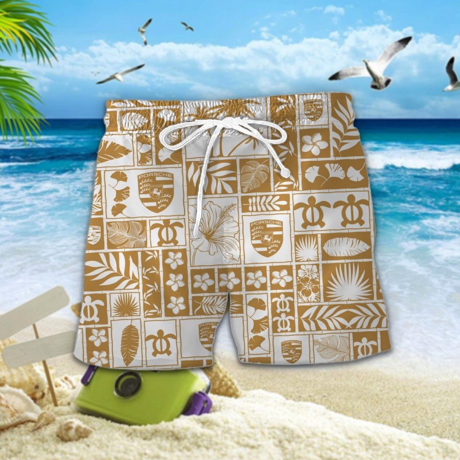 Hawaiihemd Porsche – Herren Sommerhemd – Bild 2