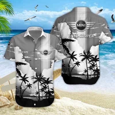 Hawaiihemd Mini Cooper – Herren Sommerhemd