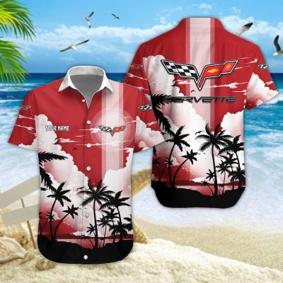Hawaiihemd Corvette C6 – Herren Sommerhemd