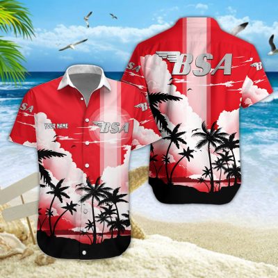 Hawaiihemd BSA Motorcycles – Herren Sommerhemd
