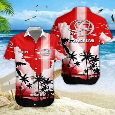 Hawaiihemd Cagiva Motorcycles – Herren Sommerhemd