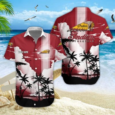 Hawaiihemd Indian Motorcycle – Herren Sommerhemd