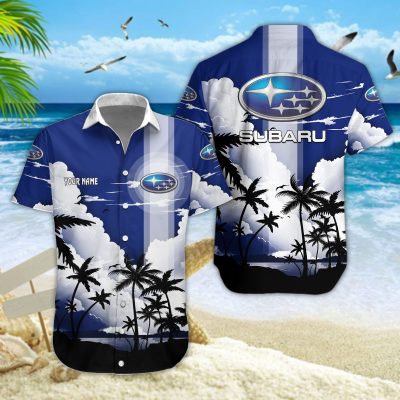 Hawaiihemd Subaru – Herren Sommerhemd