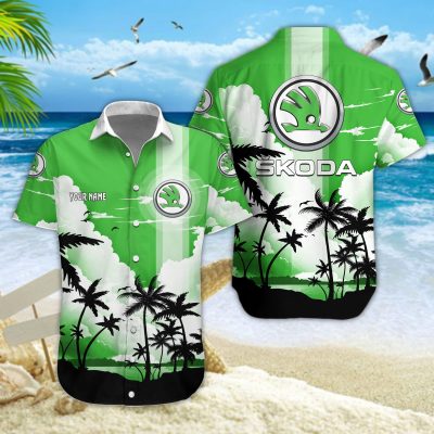 Hawaiihemd Skoda – Herren Sommerhemd