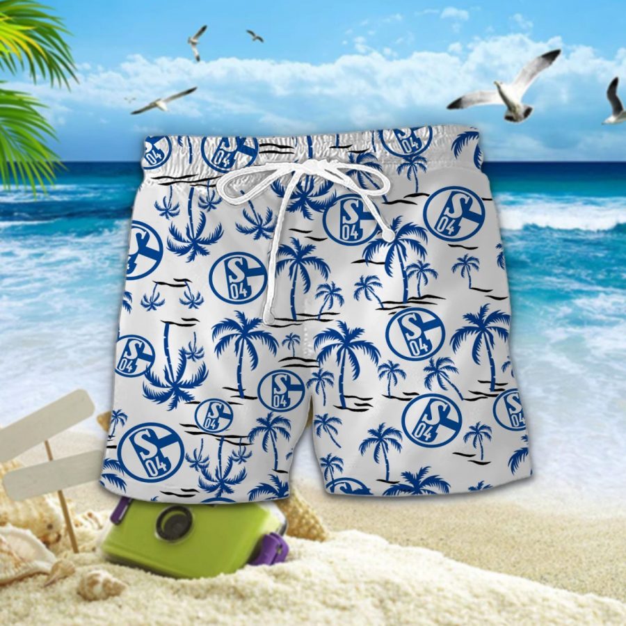 Hawaiihemd Schalke 04 – Herren Sommerhemd – Bild 2