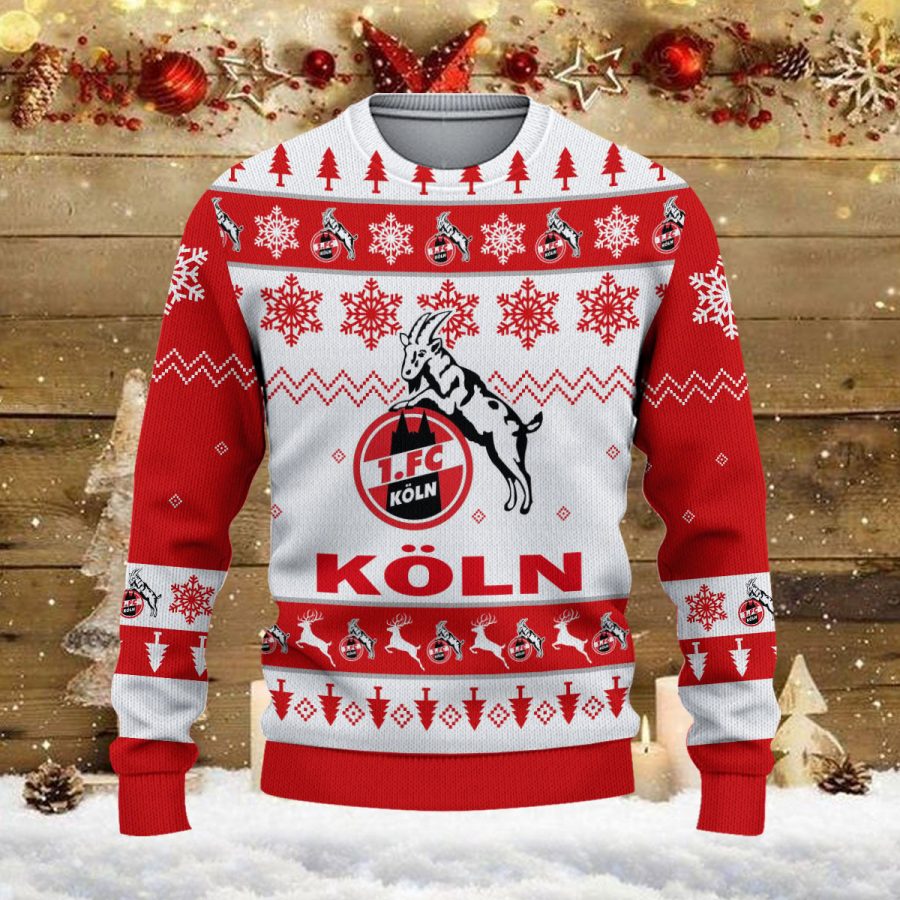 Weihnachtspullover 1. FC Köln – Ugly Christmas Sweater – Bild 2