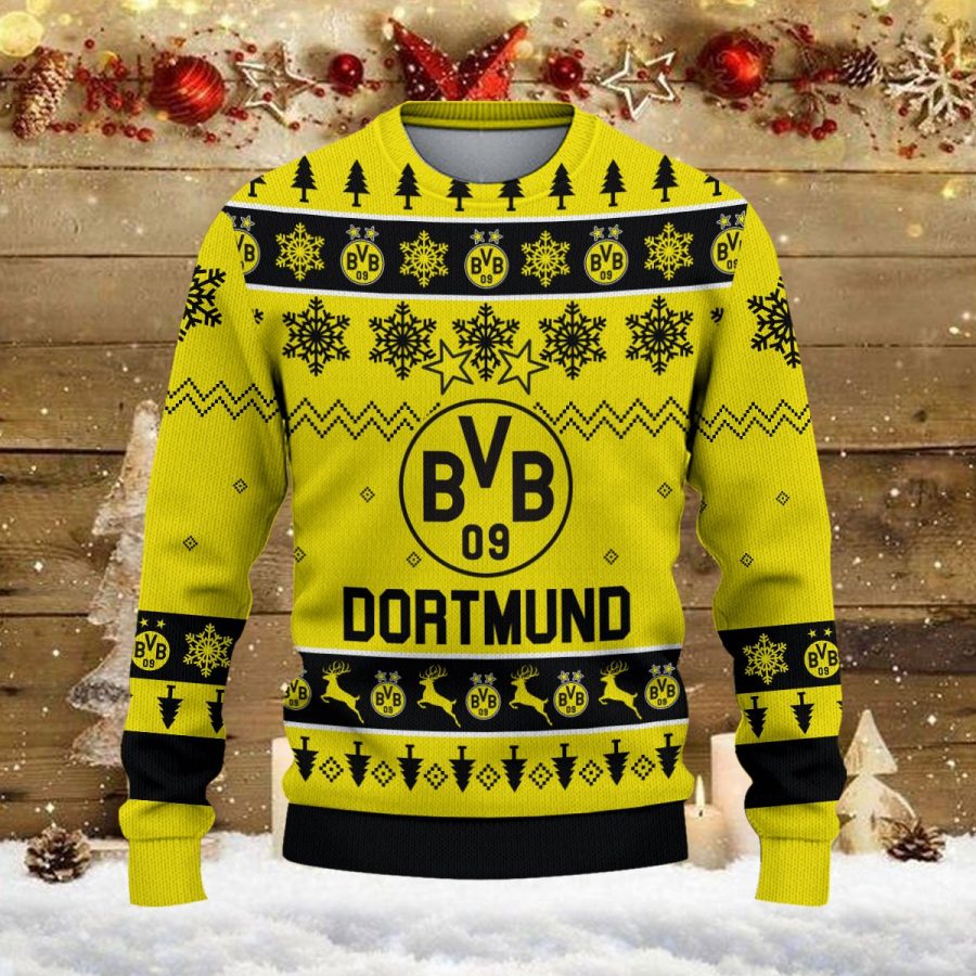 Weihnachtspullover Borussia Dortmund – Ugly Christmas Sweater – Bild 2